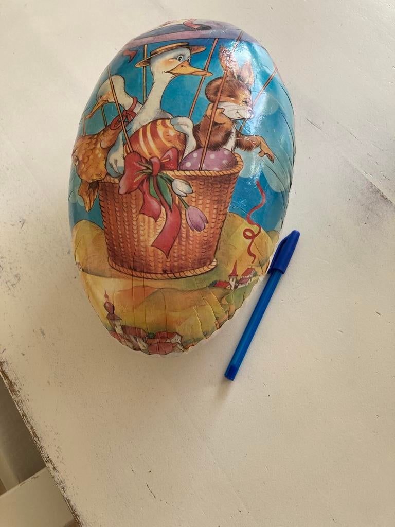 Groot paasei container, Ophalen of Verzenden, Zo goed als nieuw