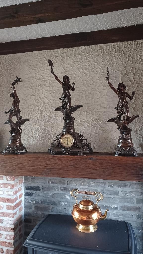 oud schouw garnituur, Ophalen