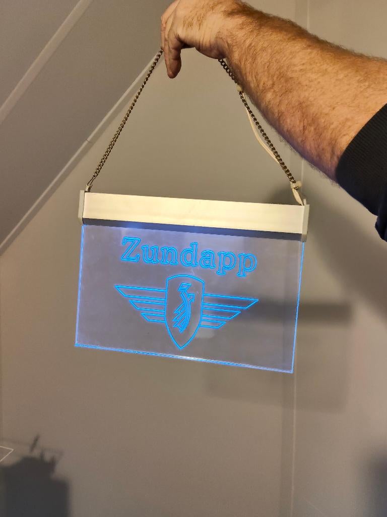Zundapp hanglamp, Ophalen of Verzenden, Zo goed als nieuw, Kunststof, Minder dan 50 cm