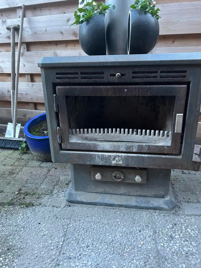 Tuinhaard houtkachel barbas, Tuin en Terras, Ophalen, Gebruikt