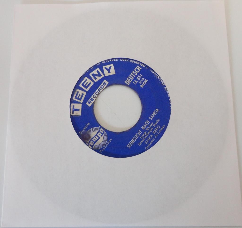Erika Berg > Sehnsucht nach Samoa, Gebruikt, 7 inch, Single, Ophalen of Verzenden