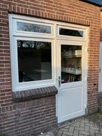 Buitendeur met kozijn, Doe-het-zelf en Verbouw, Ophalen, Kunststof, Gebruikt, 80 tot 100 cm