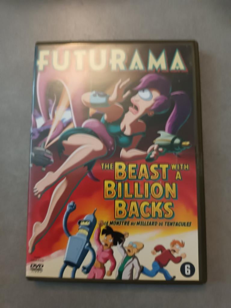 Dvd Futurama The Beast with a Billion Backs, Alle leeftijden, Ophalen of Verzenden, Zo goed als nieuw, Amerikaans