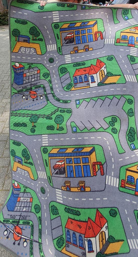 groot speelkleed met wegen., Kinderen en Baby's, Ophalen, Gebruikt