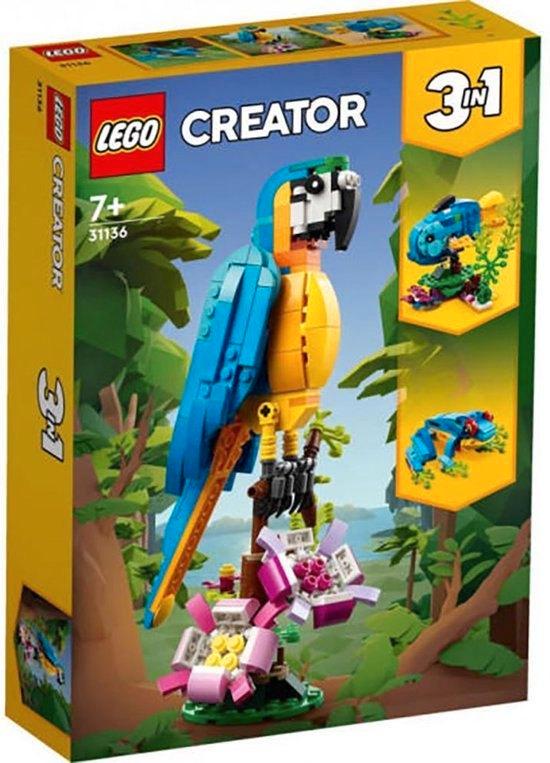 Lego Creator 31136 Exotische papegaai NIEUW, Kinderen en Baby's, Speelgoed | Duplo en Lego, Nieuw, Lego, Complete set, Ophalen of Verzenden