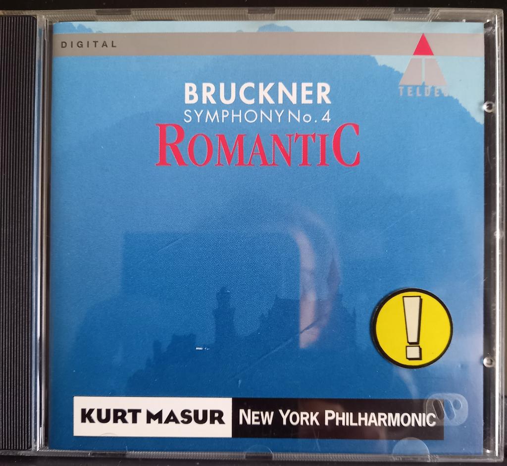 Bruckner Symphony No.4 Romantic, Ophalen of Verzenden, Romantiek, Zo goed als nieuw, Overige typen