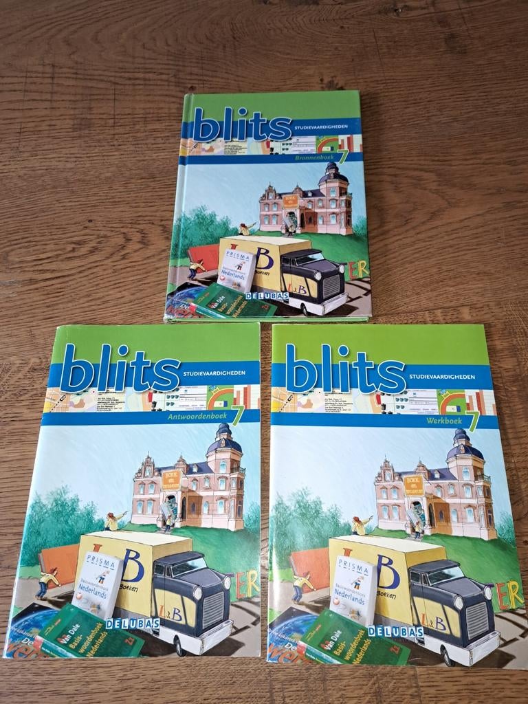 Blits Bronnenboekje, Werkboek en Antwoordenboek Groep 7, Ophalen of Verzenden, Zo goed als nieuw, Overige niveaus