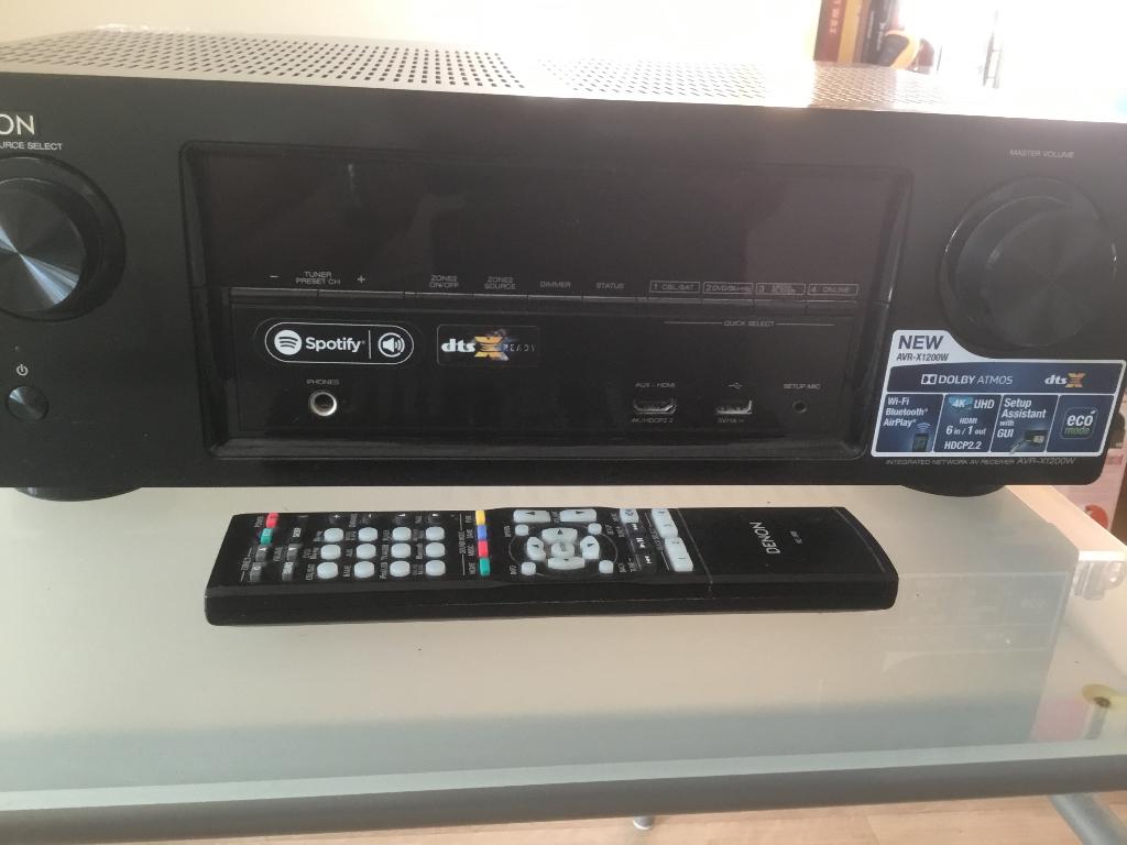 Denon AVR-X 1200W 7.2 kanaals netwerkreceiver, Audio, Tv en Foto, Versterkers en Receivers, Denon, Ophalen of Verzenden, Zo goed als nieuw