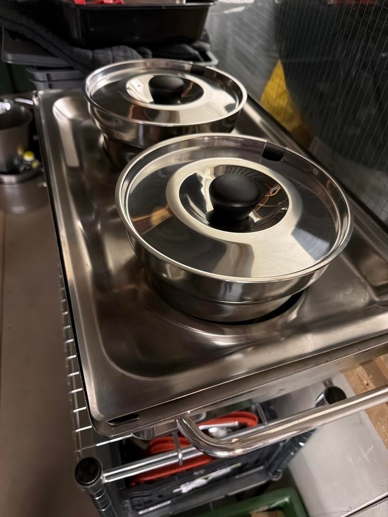 Jaro Bain-marie met 2 pannen, Ophalen, Zo goed als nieuw