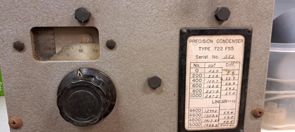 Precision Condenser Type 722 FS5, Ophalen of Verzenden