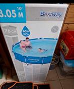 Intex zwembad 305x76 met veel accessoires, Tuin en Terras, Zwembaden, Gebruikt, Minder dan 80 cm, Rond, 300 cm of meer