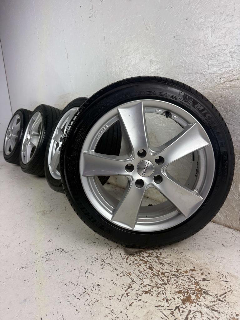 Volkswagen golf Caddy Seat Skoda velgen 5x112 17” zomer set, Niet ingevuld, Gebruikt, Banden en Velgen, Niet ingevuld