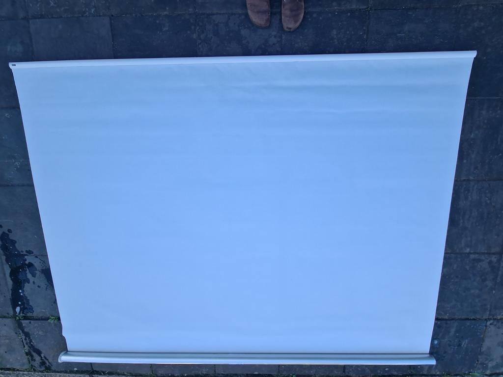 Rolgordijn Verosol gebroken wit warmtewerend, Ophalen, Wit, Zo goed als nieuw, 200 cm of meer