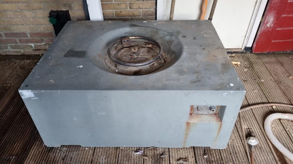 Vuur gas tafel opknapper, Ophalen, Gebruikt