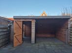 Douglas overkapping + schuurtje 3,5x5 meter- nette staat, Ophalen, 250 tot 500 cm, Schuur, Zo goed als nieuw