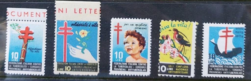 Italië cinderella's TBC bestrijding 1953 t.m. 1961, Ophalen of Verzenden