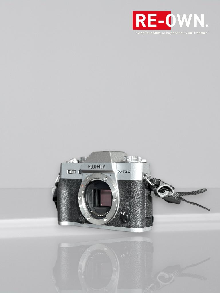 Fuji / Fujifilm x-t20 body Silver (topstaat + accessoires), ., Compact, Ophalen of Verzenden, Zo goed als nieuw