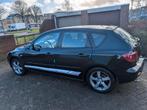 Mazda 3 1.6 Hatchback 2004 Zwart, Auto's, Voorwielaandrijving, 1160 kg, 4 cilinders, Zwart
