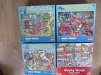 4x That's life en Wacky World puzzels, Ophalen of Verzenden, 500 t/m 1500 stukjes, Zo goed als nieuw, Legpuzzel