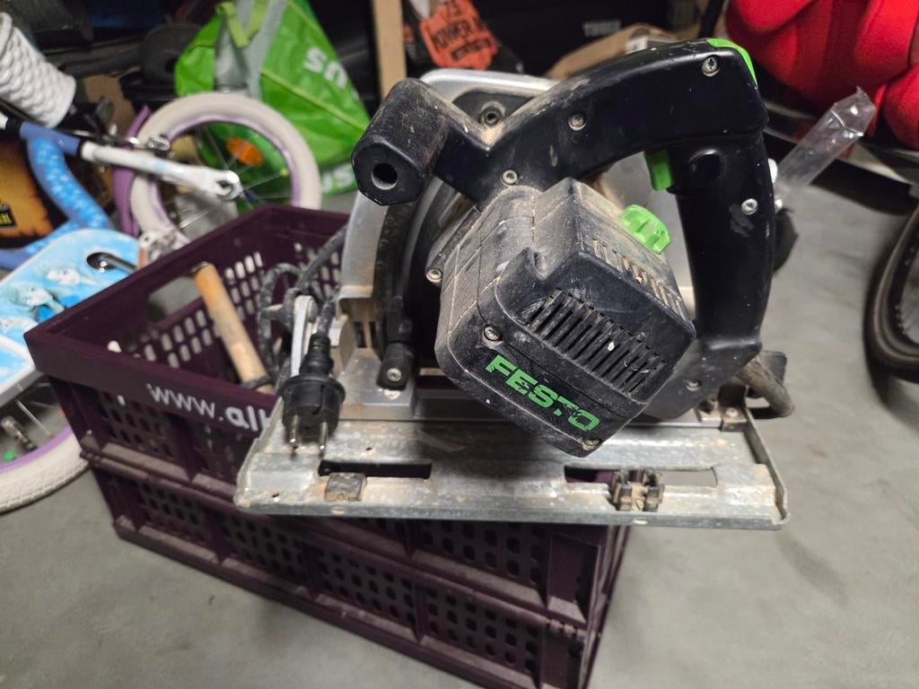 Festool Invalzaag - Krachtige en Nauwkeurige Zaag, Gebruikt, Invalzaag, 70 mm of meer, Ophalen of Verzenden