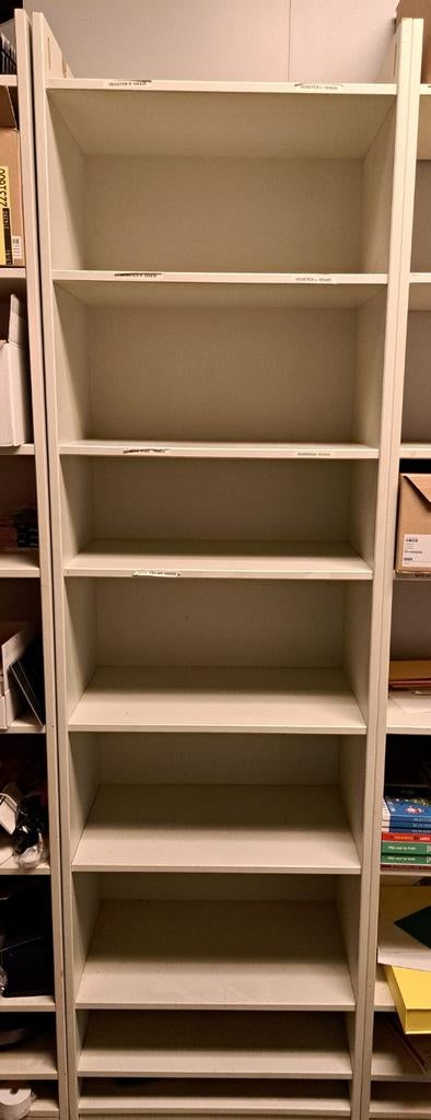 Witte opbergkast, Ophalen, Gebruikt, 200 cm of meer, 50 tot 100 cm