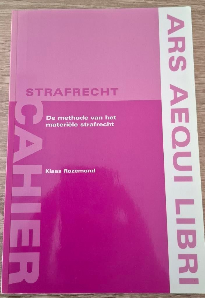 Strafrecht: De methode van het materiële strafrecht, Ophalen of Verzenden