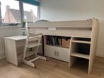 Gratis leuke kinderkamer! Hoogslaper, kast, bureau en stoel, Kinderen en Baby's, Ophalen, Zo goed als nieuw, Jongetje of Meisje