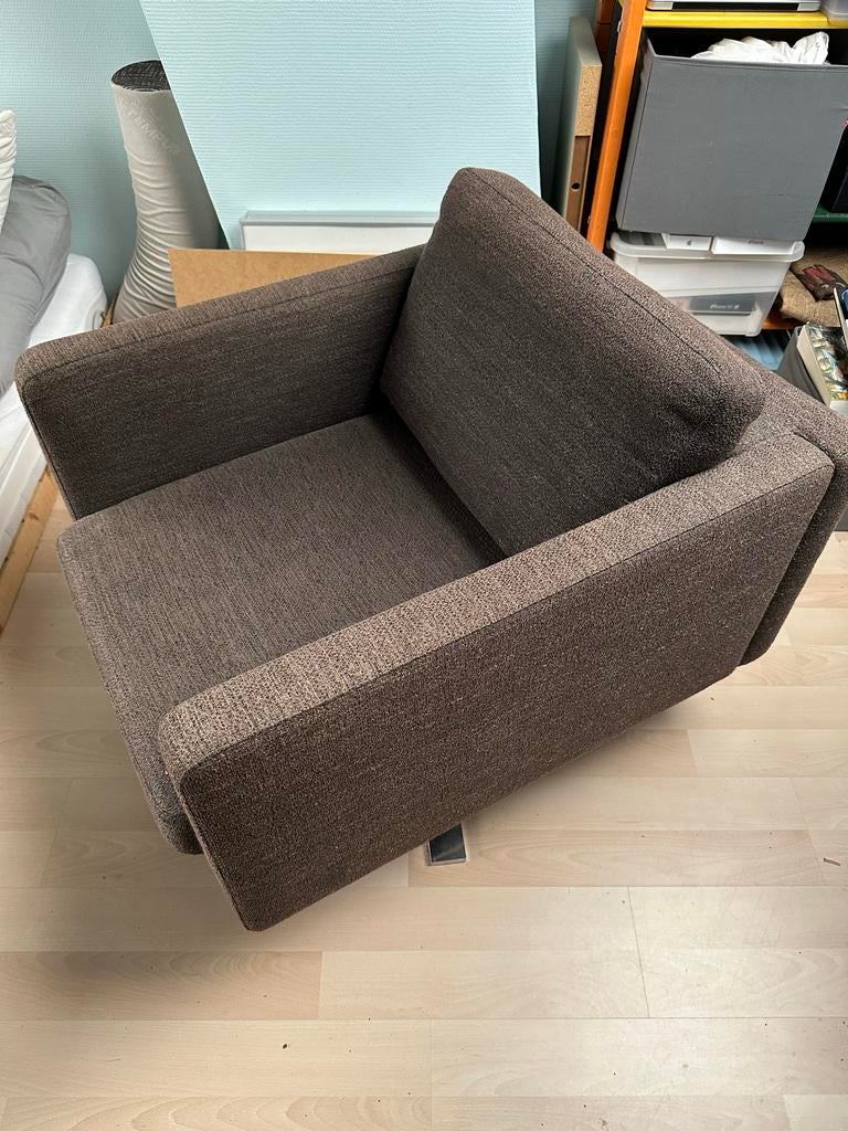 Designfauteuil Cor draaibaar, Huis en Inrichting, Fauteuils, Ophalen, Gebruikt, Stof, 75 tot 100 cm