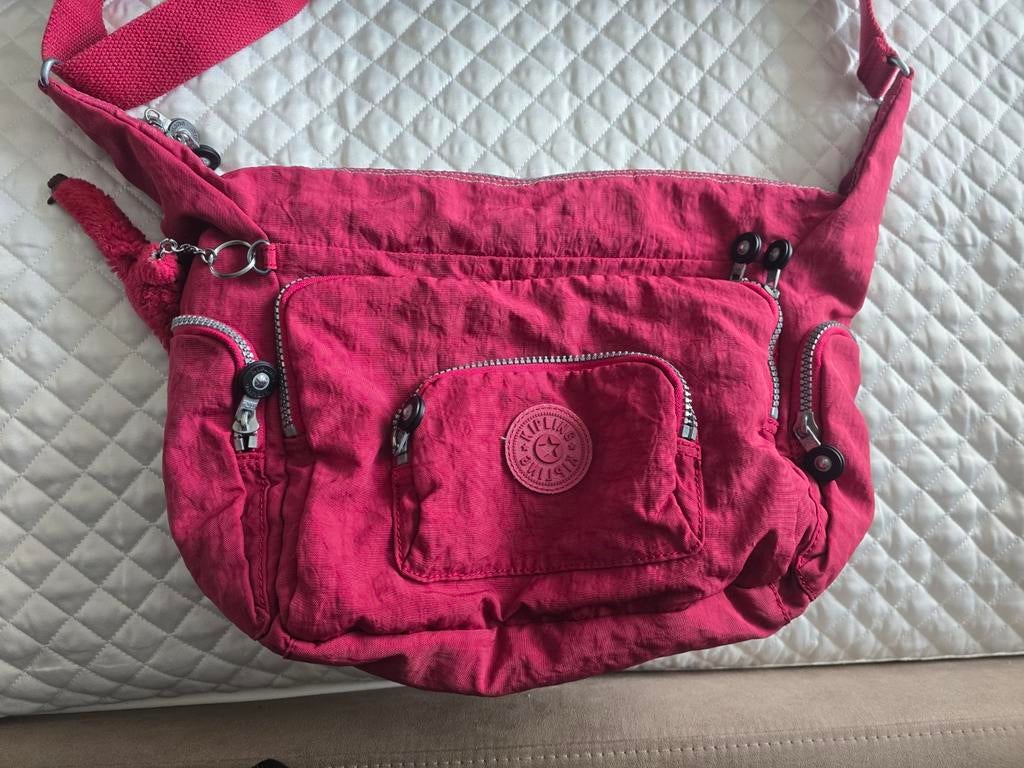 Kipling tas framboos  kleur, Ophalen of Verzenden, Roze, Rugtas