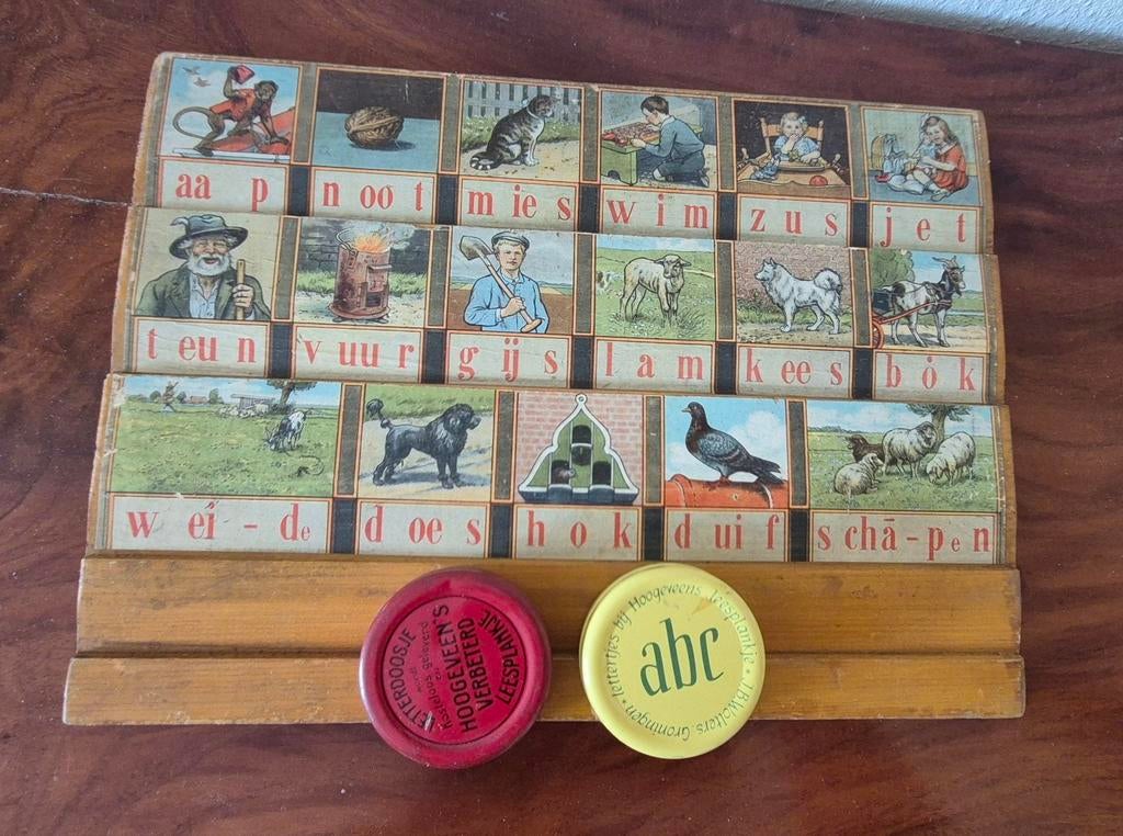 Aap Noot Mies  Leesplankje - Vintage, Hobby en Vrije tijd, Knutselen, Ophalen of Verzenden