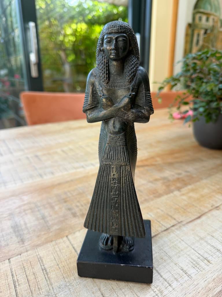 Shabti beeldje Amarna stijl replica, Verzamelen, Beelden en Beeldjes, Ophalen of Verzenden, Gebruikt, Mens