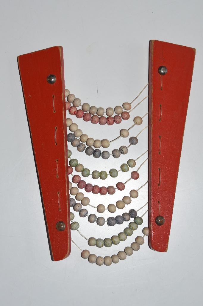 Oud houten telraam baby speelgoed, Verzenden