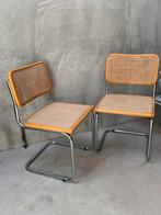 Vintage stoelen - chroom en webbing - Marcel Breuer, Ophalen, Twee, Overige kleuren, Q
