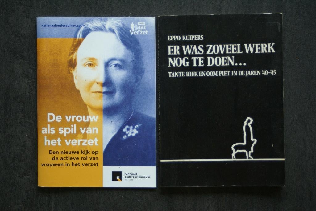 DE VROUW ALS SPIL V H VERZET/ ER WAS ZOVEEL WERK NOG TE DOEN, Boeken, Oorlog en Militair, Ophalen of Verzenden, Tweede Wereldoorlog