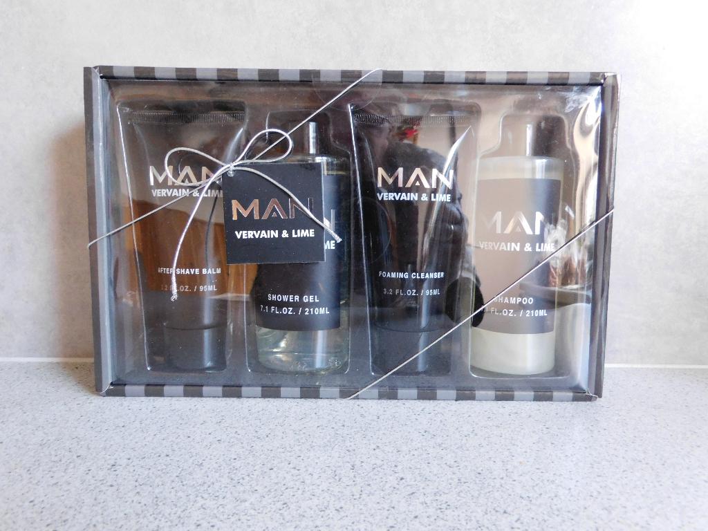 Men's Bath Gift set Vervaine & Lime, Ophalen of Verzenden, Nieuw, Bad & Douche