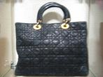 Vintage handtasje boterzacht lamsleder, Verzenden, Gebruikt, Zwart, Handtas