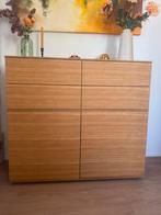 Houten dressoir met lades en deuren, Ophalen, 100 tot 150 cm, Zo goed als nieuw, Met lade(s)