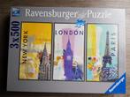Ravensburger puzzel wereldsteden, Ophalen of Verzenden, 500 t/m 1500 stukjes, Zo goed als nieuw