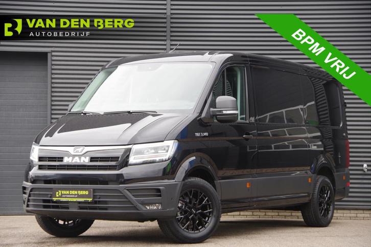 MAN TGE 35 3.140 2.0 L3H2 140PK AUT. LED, TREKHAAK, CAMERA,, Auto's, Bestelauto's, Bedrijf, Te koop, ABS, Achteruitrijcamera, Airconditioning