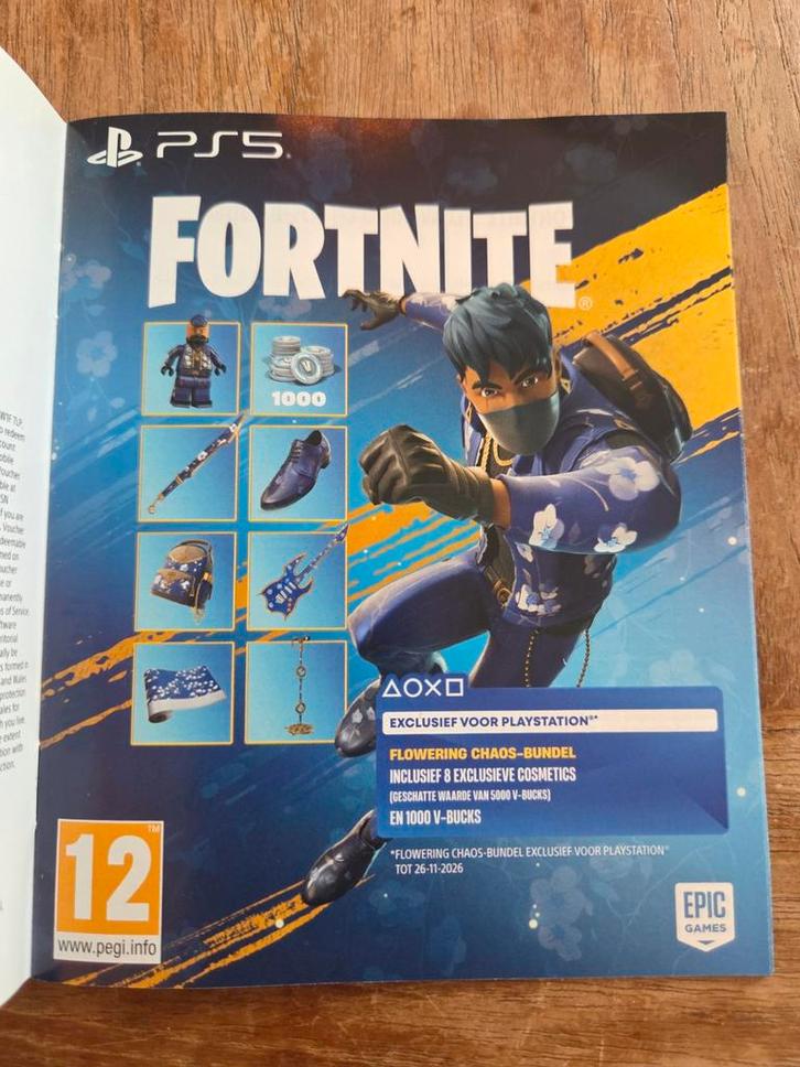Fortnite Flowering Chaos-bundel (PlayStation Exclusief), Spelcomputers en Games, Games | Sony PlayStation 5, Ophalen of Verzenden