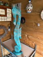 Houten handgemaakt zeepaard 90 cm hoog, Ophalen of Verzenden, Gebruikt
