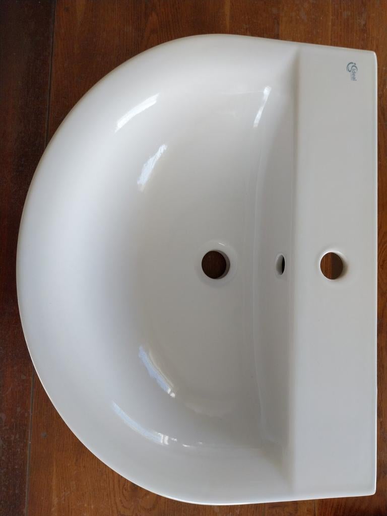 Wastafel Ideal Connect Arc wit, nieuw! 60 x 46 cm, Huis en Inrichting, Badkamer | Badkamermeubels, Ophalen, Nieuw, 50 tot 100 cm