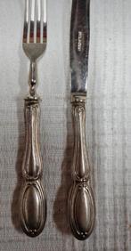 Vintage 800 Zilver Bestek Set - Vork en Mes, Ophalen of Verzenden