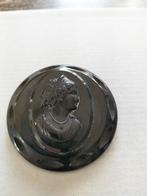 Prachtige antieke grote bakeliet camee broche., Verzenden, Overige materialen, Broche