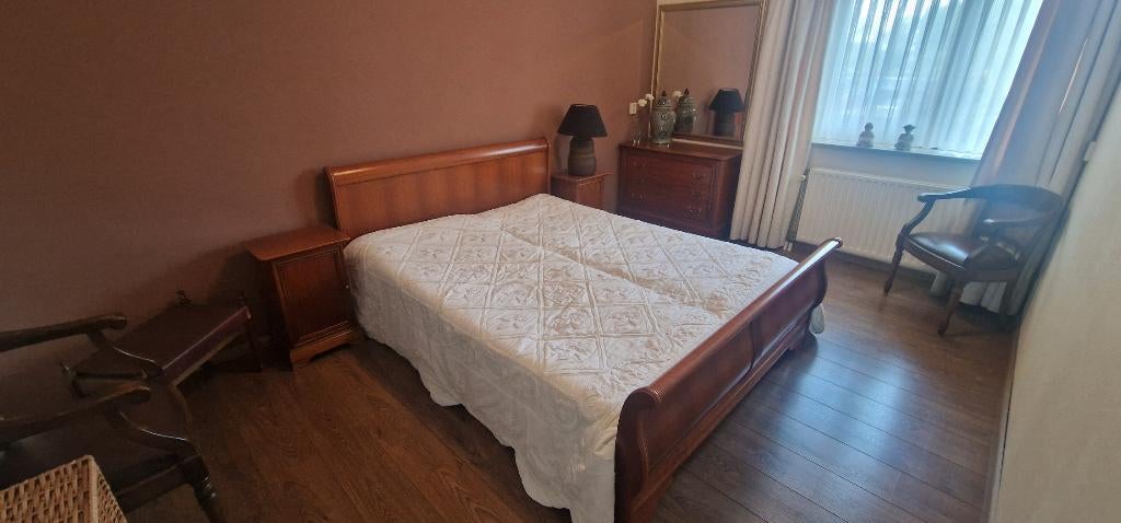 bed en meubels, Ophalen, Gebruikt, Bruin, 210 cm