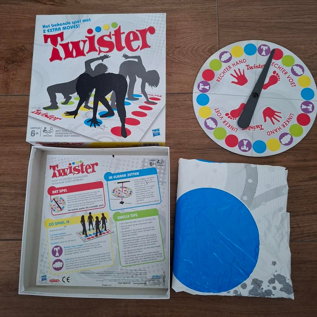 Twister spel compleet, Ophalen of Verzenden, Zo goed als nieuw