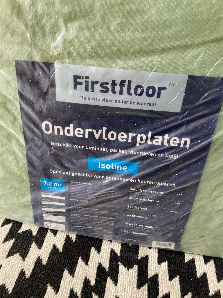 Firstfloor ondervloerplaten aangebroken pak, Ophalen, Overige materialen, 30 cm of meer, 50 tot 150 cm