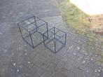 Twee HAY Tray Tables (zwart, 30x30 en 40 x 40 cm), Huis en Inrichting, Ophalen of Verzenden, Gebruikt