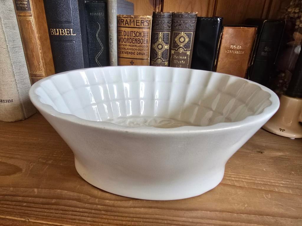 Antieke Grote Puddingvorm Maastricht, Antiek en Kunst, Antiek | Keramiek en Aardewerk, Ophalen of Verzenden