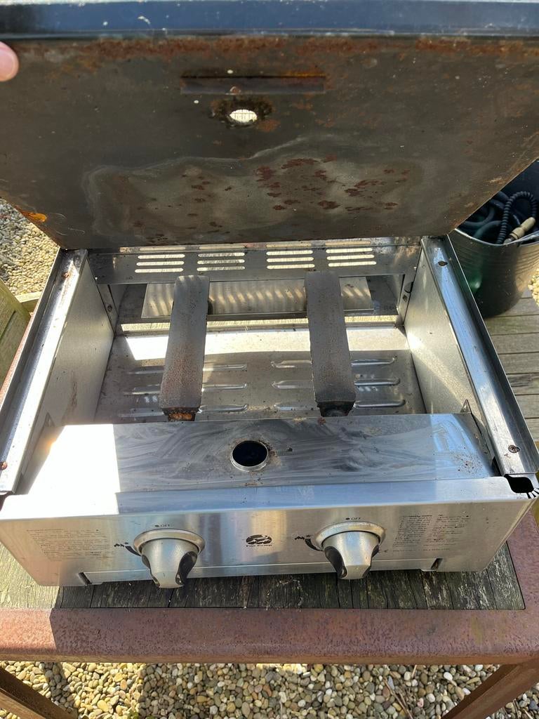 Gebruikte gas bakplaat - Ideaal voor buiten koken, Ophalen of Verzenden, Gebruikt